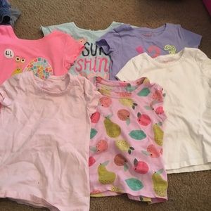 Bundle of girl shirts